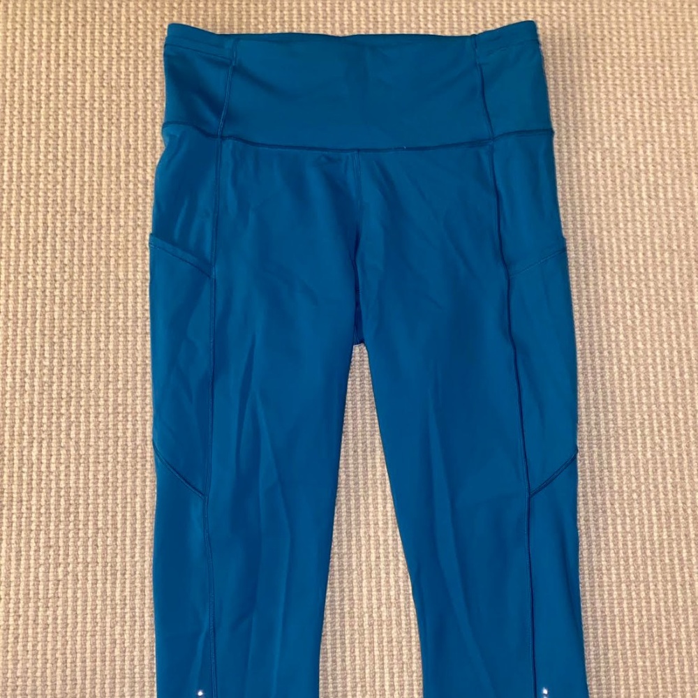Lululemon Fast and Free High-Rise Reflective Crop